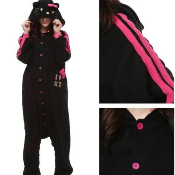 Hello Kitty Kigurumi Onesie Anime Cosplay - Picture 1 of 2